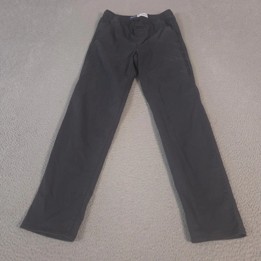 Old Navy Pants Boys XXL 18 Black Tapered Built-In Flex Tech Travel Quick Dry